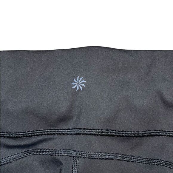 ATHLETA Mesh Contender Capri Black Size Large Petite - Picture 7 of 8
